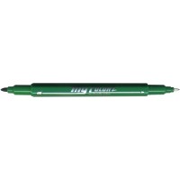 Dong-A My Color 2 Twin Type 2-side Soft Pen 0.7mm & 0.3mm (Green)
