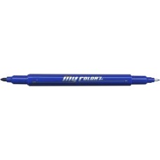 Dong-A My Color 2 Twin Type 2-side Soft Pen 0.7mm & 0.3mm (Ultramarine Light)