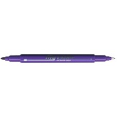 Dong-A My Color 2 Twin Type 2-side Soft Pen 0.7mm & 0.3mm (Purple)