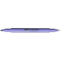 Dong-A My Color 2 Twin Type 2-side Soft Pen 0.7mm & 0.3mm (Lavender)