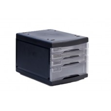 Metro A4 4 Drawers Multi Drawer Storage System 3474 (3 small+1 big drawers)