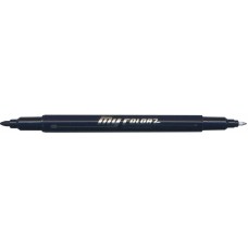 Dong-A My Color 2 Twin Type 2-side Soft Pen 0.7mm & 0.3mm (Ultramarine)