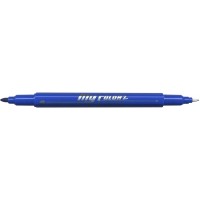 Dong-A My Color 2 Twin Type 2-side Soft Pen 0.7mm & 0.3mm (Soft Blue)