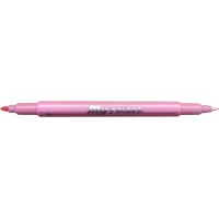 Dong-A My Color 2 Twin Type 2-side Soft Pen 0.7mm & 0.3mm (Soft Pink)