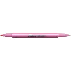 Dong-A My Color 2 Twin Type 2-side Soft Pen 0.7mm & 0.3mm (Soft Pink)