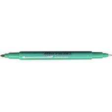 Dong-A My Color 2 Twin Type 2-side Soft Pen 0.7mm & 0.3mm (Emerald Green)