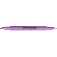 Dong-A My Color 2 Twin Type 2-side Soft Pen 0.7mm & 0.3mm (Old Rose)