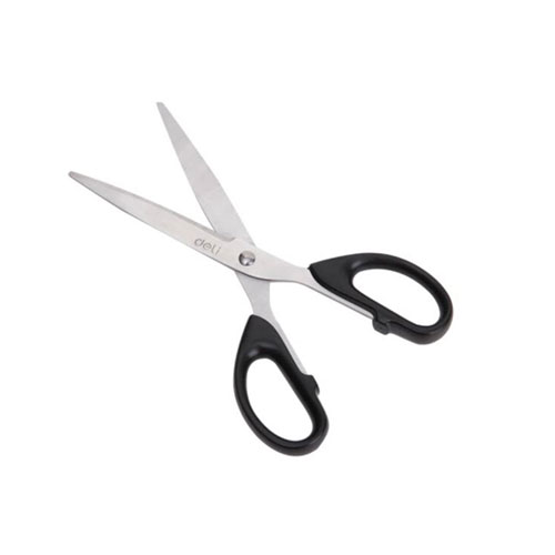 Deli 0605 Office Scissors 160mm(6.25) stainless scissors retail packing  Good looking desk scissors