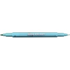 Dong-A My Color 2 Twin Type 2-side Soft Pen 0.7mm & 0.3mm (Aquamarine)