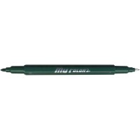 Dong-A My Color 2 Twin Type 2-side Soft Pen 0.7mm & 0.3mm (Deep Green)