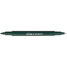 Dong-A My Color 2 Twin Type 2-side Soft Pen 0.7mm & 0.3mm (Deep Green)