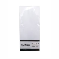 D-Mate White Envelope 4" x 9" (25pcs)