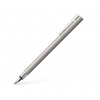 Faber-Castell Neo Slim Matte Stainless Steel Fountain Pen