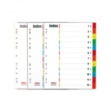 Deli Index/Divider 5722 A4 (1 pack)