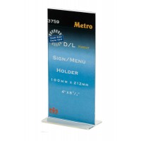 Metro 1/3 A4 T shape Sign Menu Holder 3759 (Portrait)