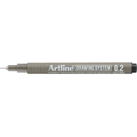 Artline 02 Drawing Pen (Black)