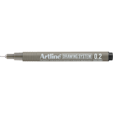 Artline 02 Drawing Pen (Black)