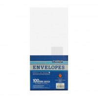 Campap 12826 White Envelope with Window (4.5" x 9.75") (20pcs)