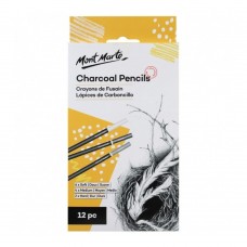 Mont Marte Charcoal Pencils 12pcs Set