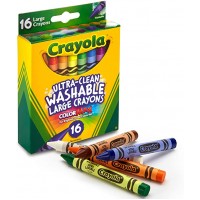 Crayola 16 Colors Ultra-Clean Washable Large Crayons