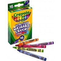 Crayola 16 Colors Ultra-Clean Washable Crayons