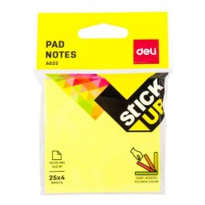 Deli A020 (76mm x 76mm) Sticky Note Pad (4 Colors)