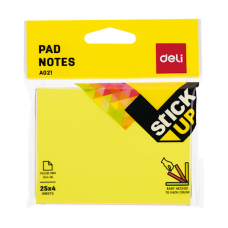 Deli A021 (76mm x 101mm) Sticky Note (4 Colors)