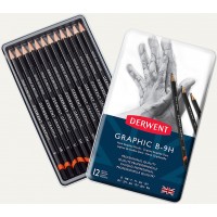 Derwent Graphic B-9H Hard Graphite Pencils