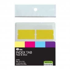 E-file (4.4cm x 4cm) Peel & Stick Double Slid Index Tab
