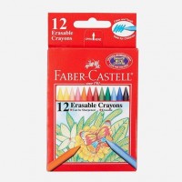 Faber-Castell 12 Color Erasable Crayons