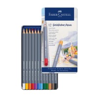 Faber-Castell Goldfaber Aqua 12 Color Watercolor Pencils