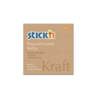 Hopax E800 (76mm x 76mm) Stickn' Self-Adhesive Kraft Notes