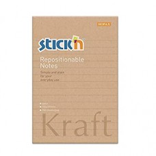 Hopax E802 (150mm x 101mm) Stickn' Self-Adhesive Kraft Notes