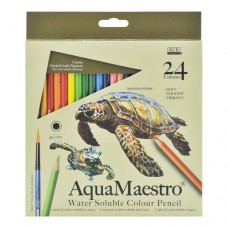 KCK AquaMaestro 24 Colors Water Soluble Color Pencil