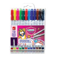 Masterart 12 Colors Premium Grade Watercolor Pens