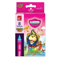 Masterart 8 Colors Jumbo Size Premium Grade Wax Crayons