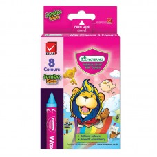 Masterart 8 Colors Jumbo Size Premium Grade Wax Crayons