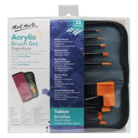 Mont Marte Acrylic Brush 11pc Signature Set