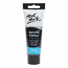 Mont Marte Signature Acrylic Paint 75ml (Lamp Black)