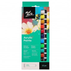 Mont Marte Acrylic Paint (12ml x 12pcs)