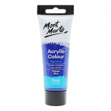 Mont Marte Signature Acrylic Paint 75ml (Phthalo Blue)