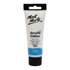 Mont Marte Signature Acrylic Paint 75ml (Titanium White)