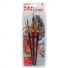 Mont Marte Fatliner Paint Brush Set 3pcs