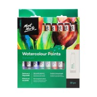 Mont Marte Watercolor Paints (12ml x 18pcs)