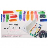 Mont Marte Watercolor Half Pan Set 36 Colors