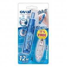 Oval QJR506 (5mm x 6mm) Correction Tape with FOC 1 Refill (5mm x 6mm)