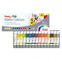 Pentel 15 Vivid Colors Water color Tubes 