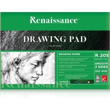 Renaissance Drawing Pad 200GSM 15 Sheets (210mm x 297mm) 