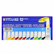 Sakura 12 Colors Watercolor Paint Tubes