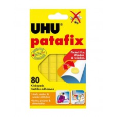UHU 44390 Patafix 80 Yellow Glue Pads 